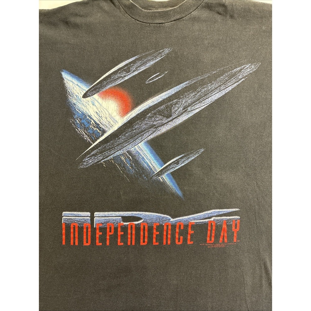 Vintage Stanley Desantis Independence Day Movie Promo T-Shirt Adult Size X-Large